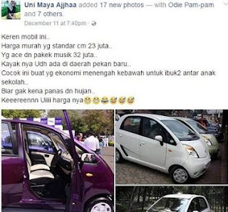 KEREN !!! Mobil Imut 4 Penumpang ini di Banderol Hanya Seharga 20 juta an, Kabarnya Sudah Beredar di INDONESIA