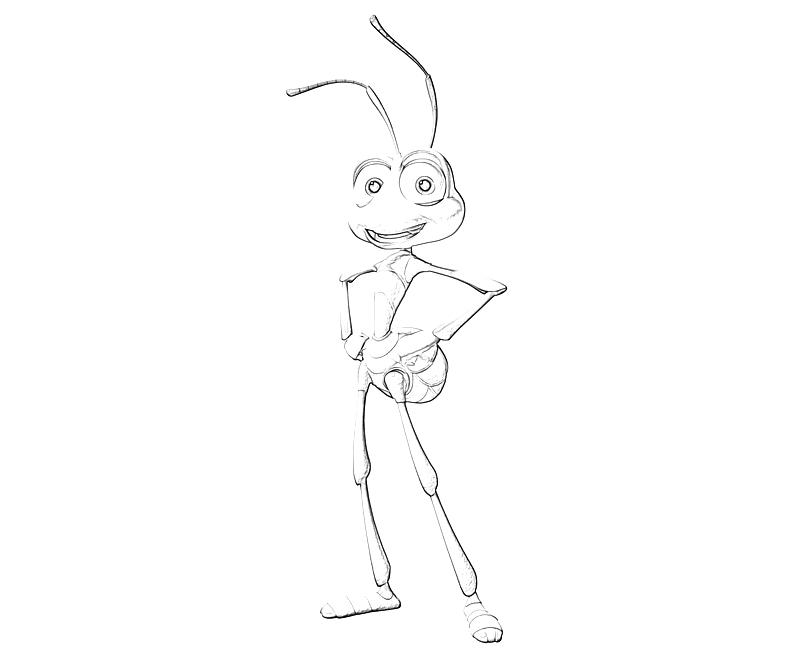 printable-a-bug's-life-flik-character-coloring-pages