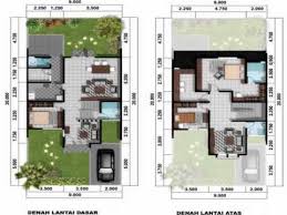 Terbaik Denah Rumah 2 Lantai 10x20