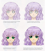 You can see my free tutorial on drawing manga eyes on Deviantart. (manga eyes)