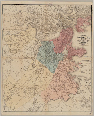 Chimpanzee Tea Party: More maps of Boston, 1800 vs. 1875