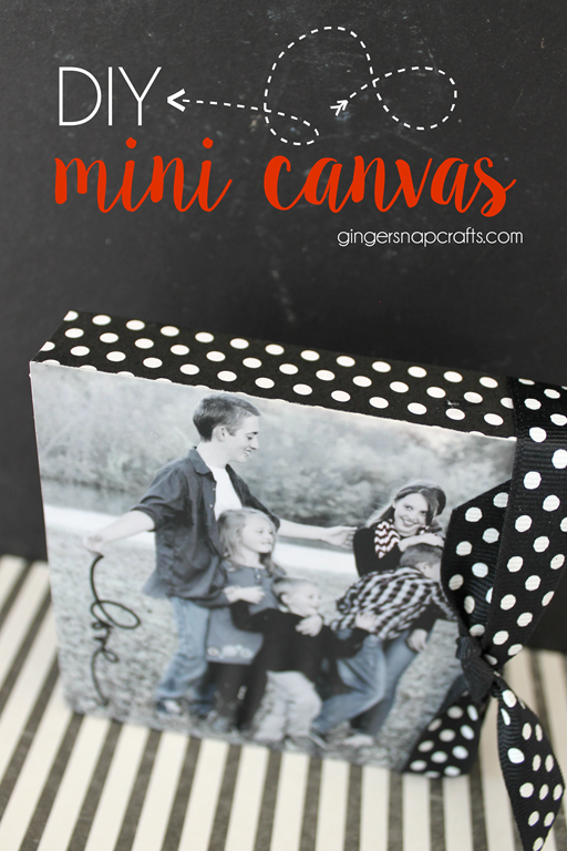 DIY Mini Canvas at GingerSnapCrafts.com #canvascorp #ad