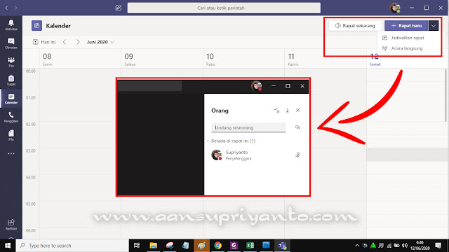 Membuat Meeting Online dengan Microsoft Teams