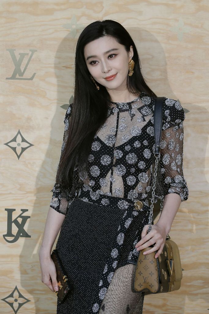 Actress Fan Bing Bing attends the Louis Vuitton's Dinner in Paris