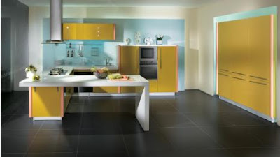 Modern yellow kitchen Furniture