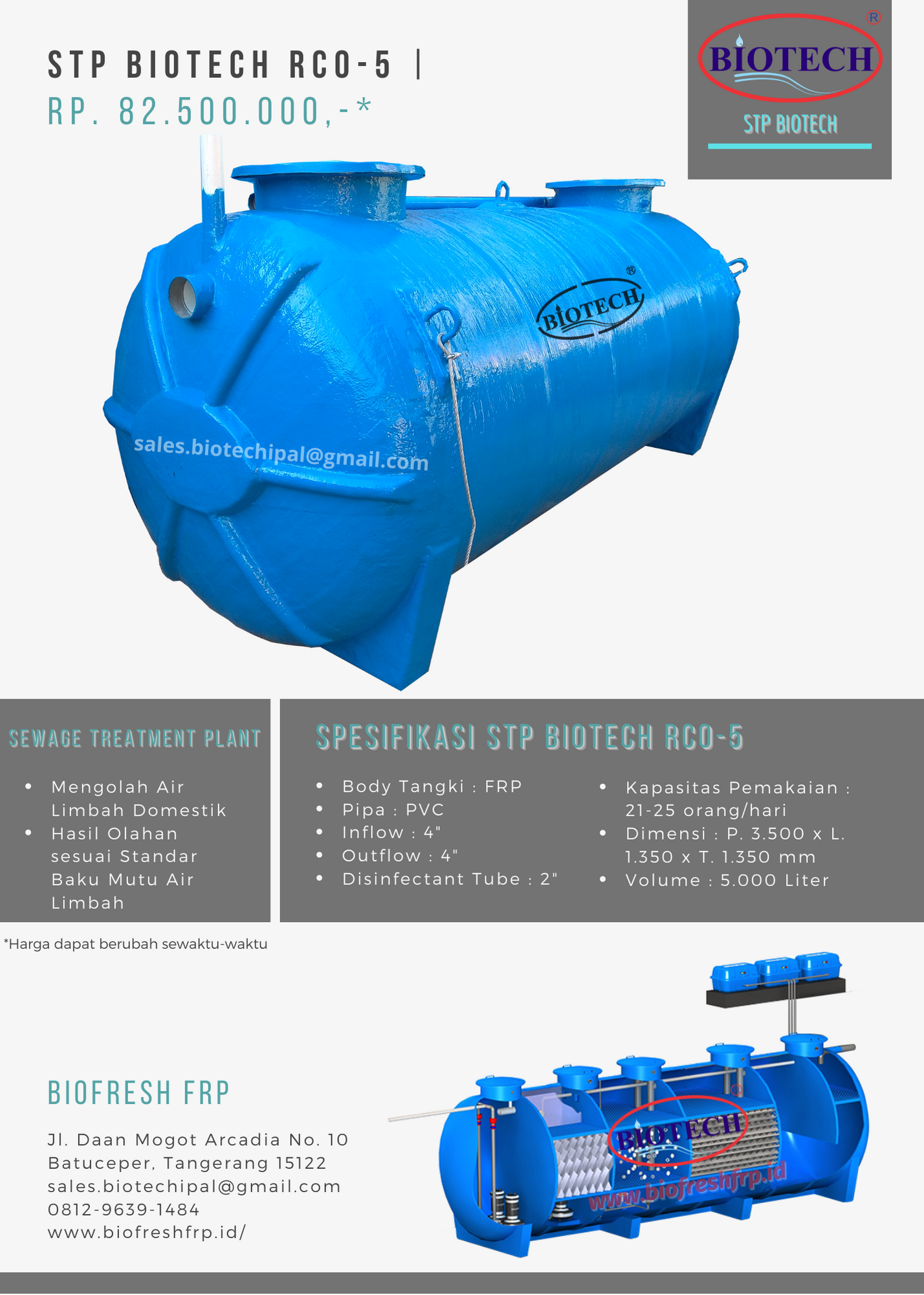 Price List STP Biotech