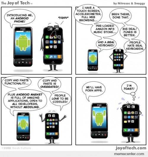 iphone vs android comics