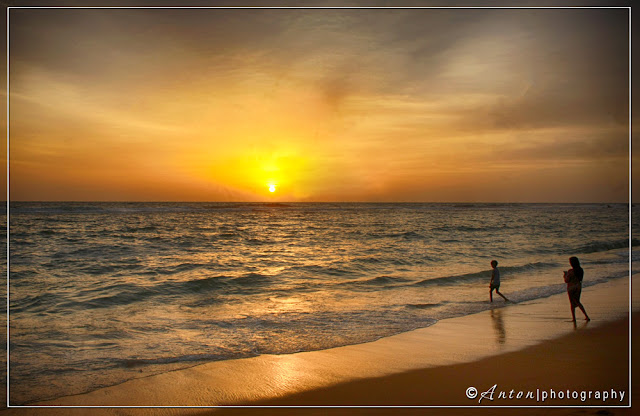 Sunset in Beach