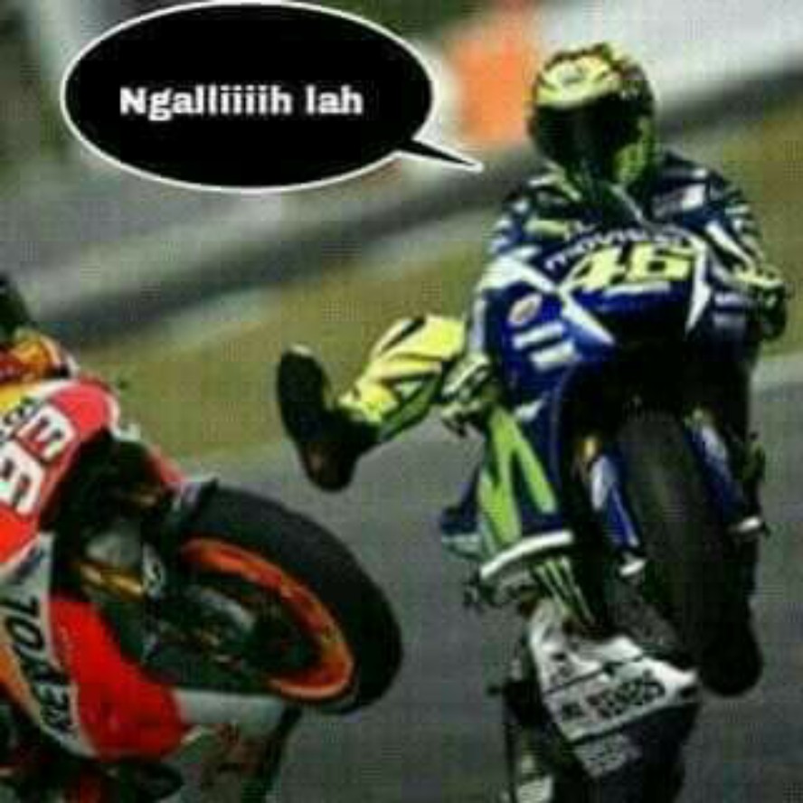 Gambar Meme Rossi Lucu Lorenzo Marquez Dagelan Lucu