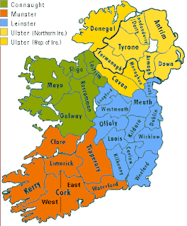 map of Ireland