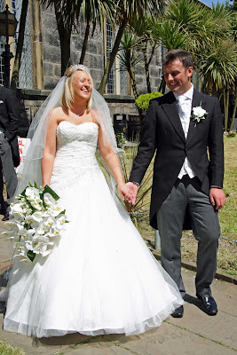 Chris & Claire's "Burnt Orange, Black & White" Wedding Day at St Chad's & Twelve in Thornton.