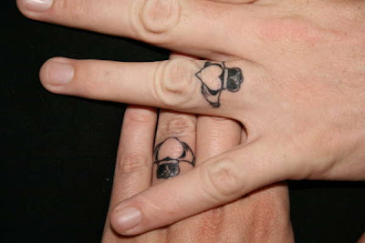 Wedding Band Ring Tattoos-Couple Tattoo Ideas