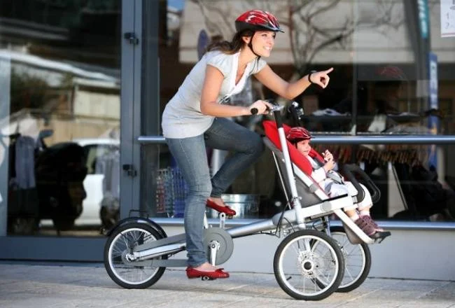 bebek arabalı bisiklet