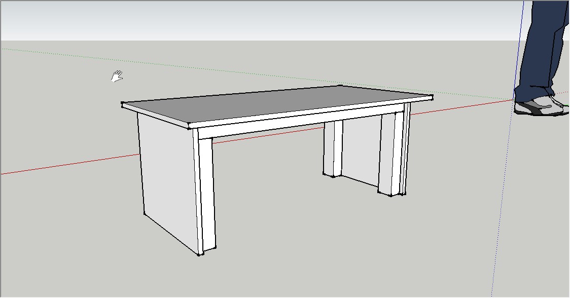 Desain Meja Kecil Untuk Produksi