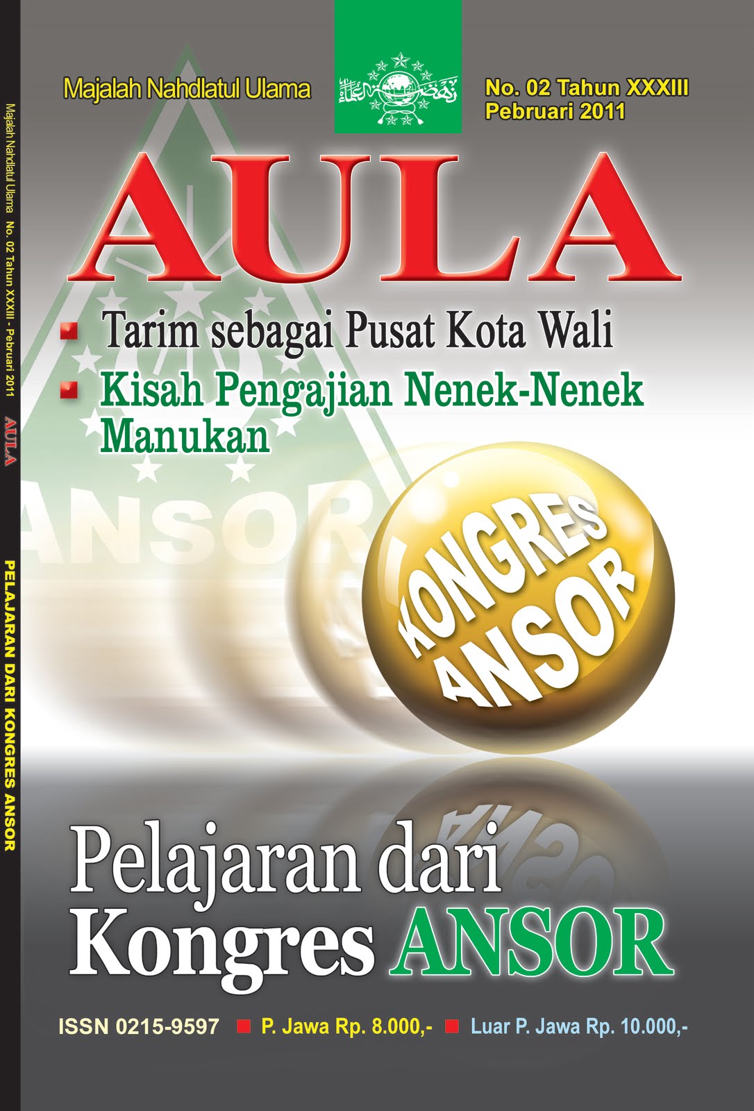 AULA Pebruari 2011 - Bacaan Kiai, Santri & Pemerhati