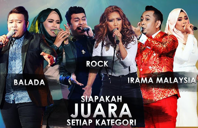 KEPUTUSAN KONSERT AKHIR 3 JUARA