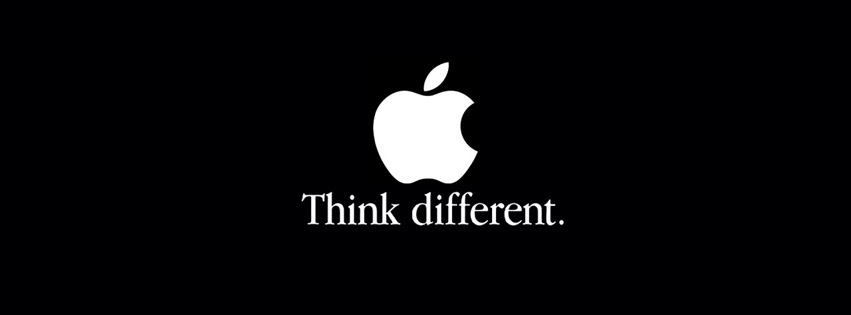 Ảnh bìa Facebook Apple, Steve Jobs, Think Different - Câu nói bất hủ của Steve Jobs