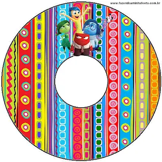 Birthday of Inside Out Free Printable CD Labels. 