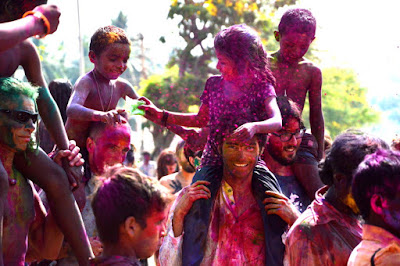 Holi in south India