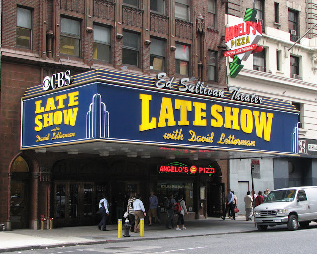 Late Show with David Letterman, Ed Sullivan Theater, Broadway, New York