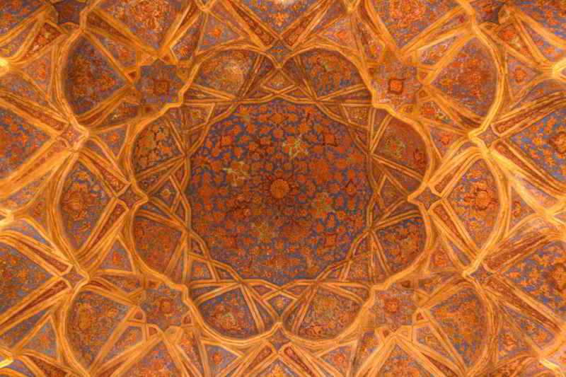 Ali Qapu palace Esfahan dome
