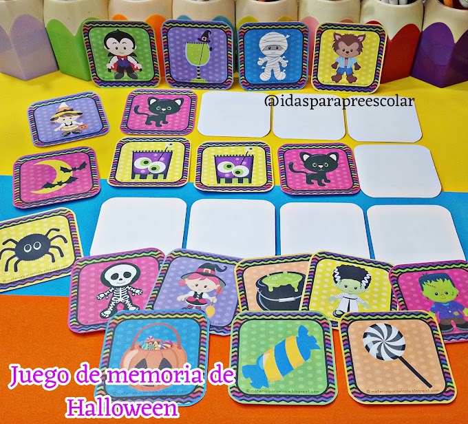 MEMORAMA DE HALLOWEEN PARA NIÑOS