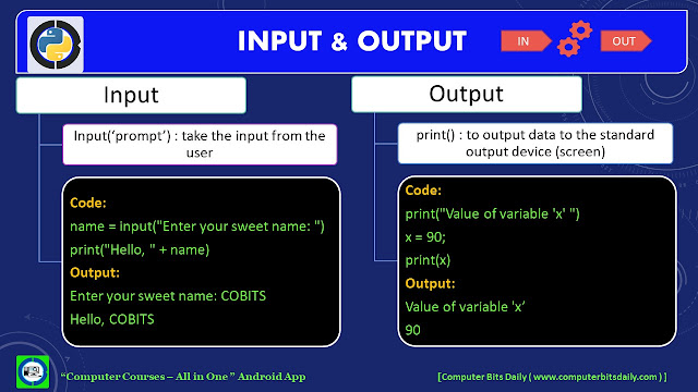 Python Input Output
