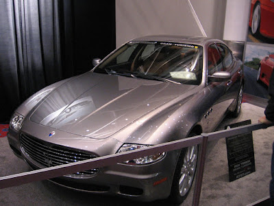2006 Maserati Quattroporte at the Portland International Auto Show on January 28, 2006