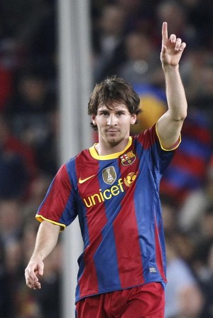 barcelona fc messi 2010. Lionel Messi scores 1º goal