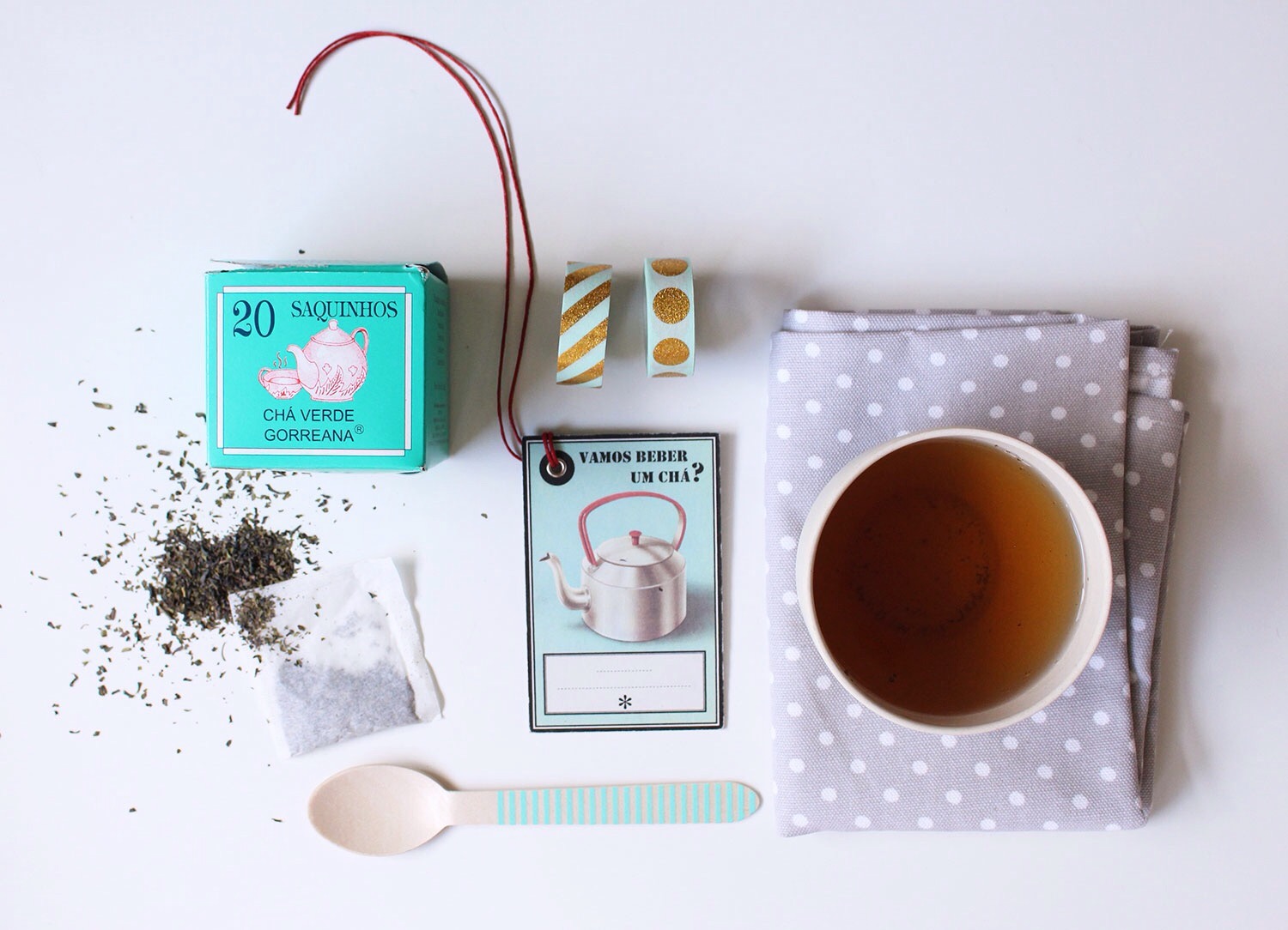 But first, green tea