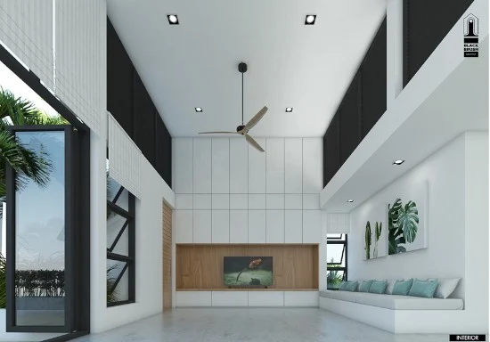 14 Desain rumah modern 1 lantai 3 kamar tidur