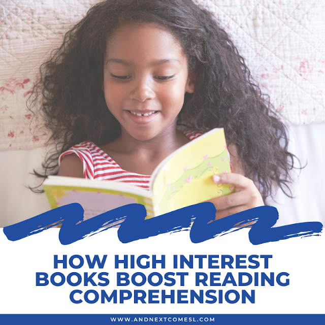 Boost reading comprehension with high interest books