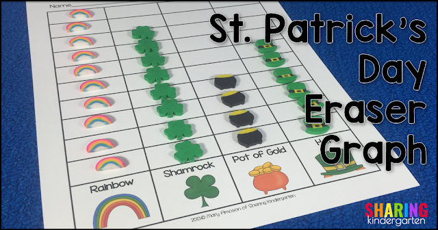 St. Patrick's Day Eraser Graph