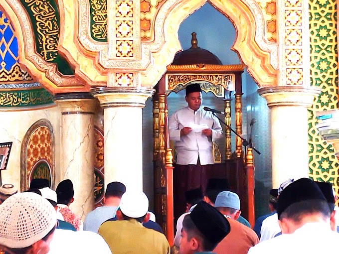 Rais serta Ketua MWCNU Pasongsongan Bertindak sebagai Imam dan Khatib Shalat Idul Adha di Masjid Al Falah, Begini Khutbah Singkatnya