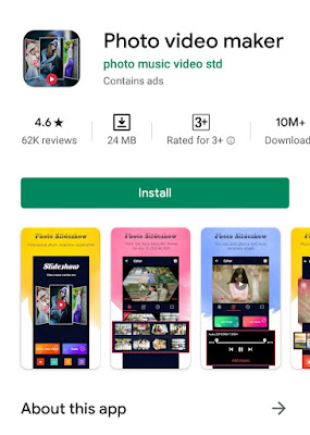 Photo se video banane wala Apps