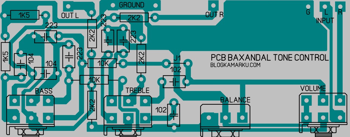 41 Skema Pcb  Tone  Control  Parametrik Paling Modern Dan Nyaman