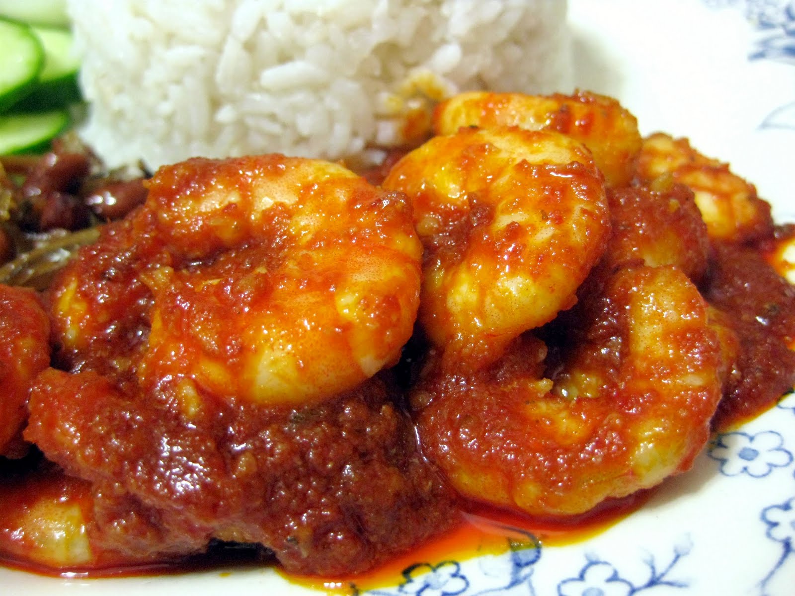 RESEPI NANNIE: Nasi lemak sambal udang