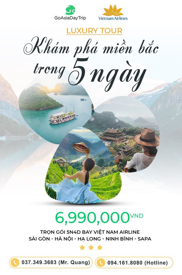 Khám phá miền Bắc trong 5 ngày