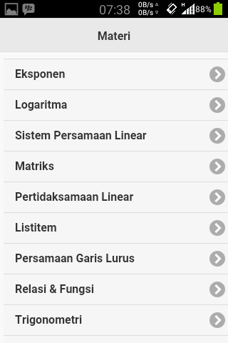 Alikasi Pembelajaran Matematika untuk SMK Berbasis Android 