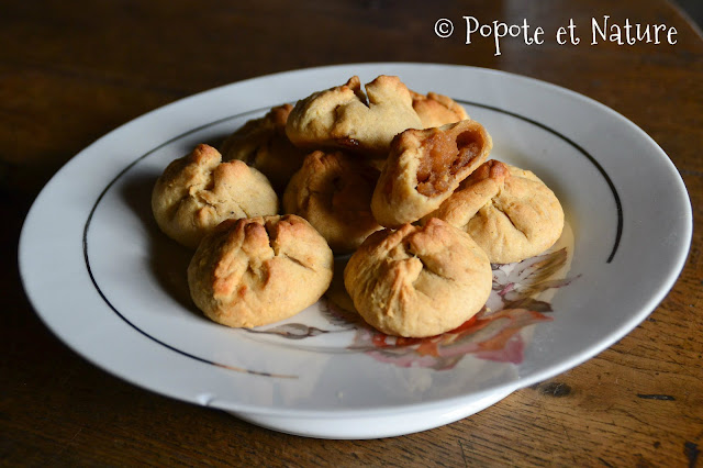 Petits sablés fourrés au caramel de pommes © Popote et Nature