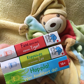 Kinderbuchblog Familienbücherei: Minifanten-Pappbücher aus dem Coppenrathverlag für Kinder ab 1 Jahr