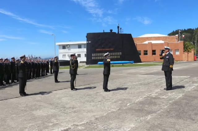 Comodoro Óscar Manzano asumió mando de la Comandancia en Jefe de la Fuerza de Submarinos de Chile