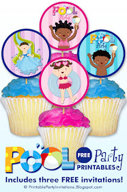 Pool party printables