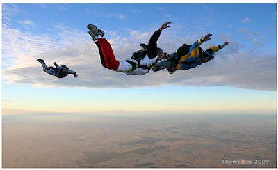 skydiving