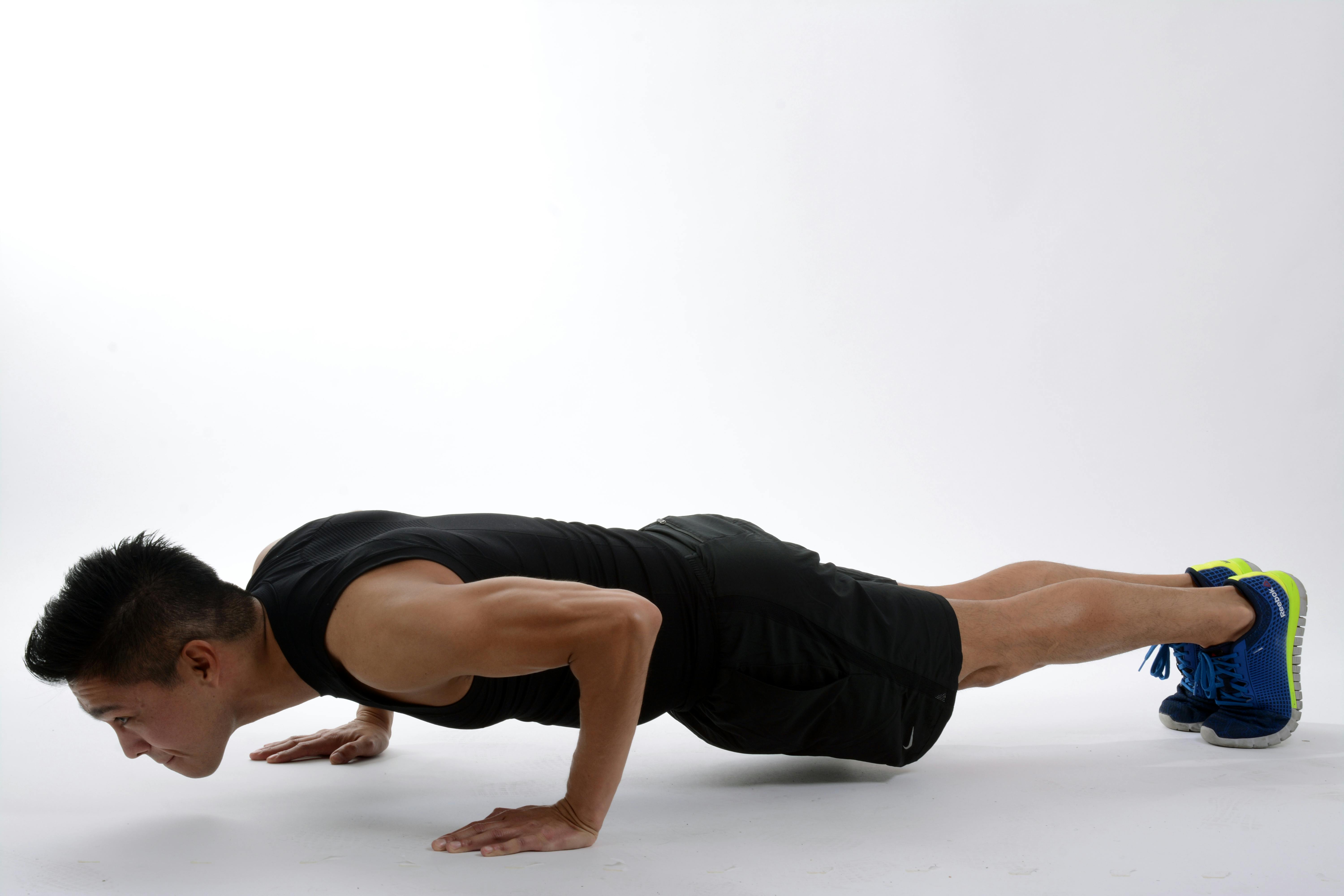 Man doing pushup