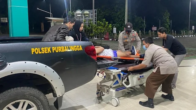 Polsek PurbaIingga Sigap Antar Atlet Cedera ke Rumah Sakit