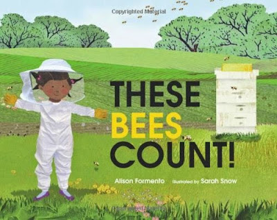 These Bees Count! by Alison Formento, part of children's book review list about bees