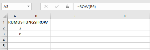 Fungsi ROW: Kegunaan, Contoh, dan Langkah-Langkahnya di Excel