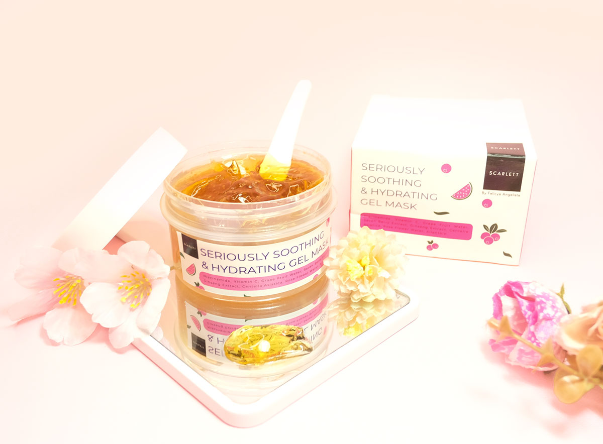 kandungan Scarlett Seriously Soothing Hydrating Cooling Masks