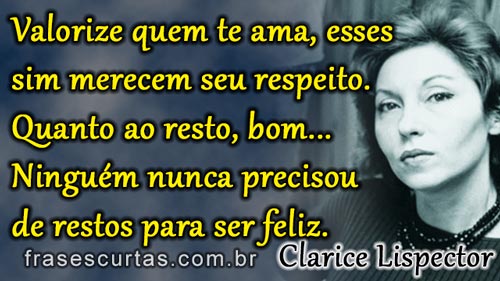 Frases Clarice Lispector